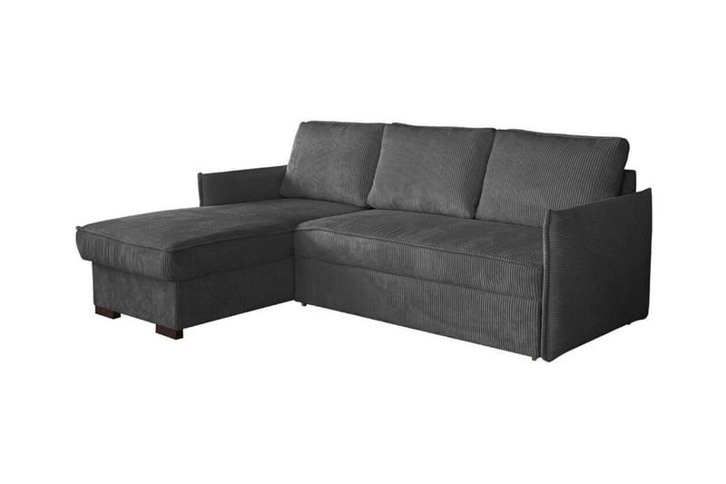 Denegal 3-seters Hjørnesovesofa - Mørkegrå - Møbler - Sofaer - Sovesofaer