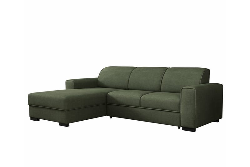 Denegal 3-seters Hjørnesovesofa - Mørkegrønn - Møbler - Sofaer - Sovesofaer