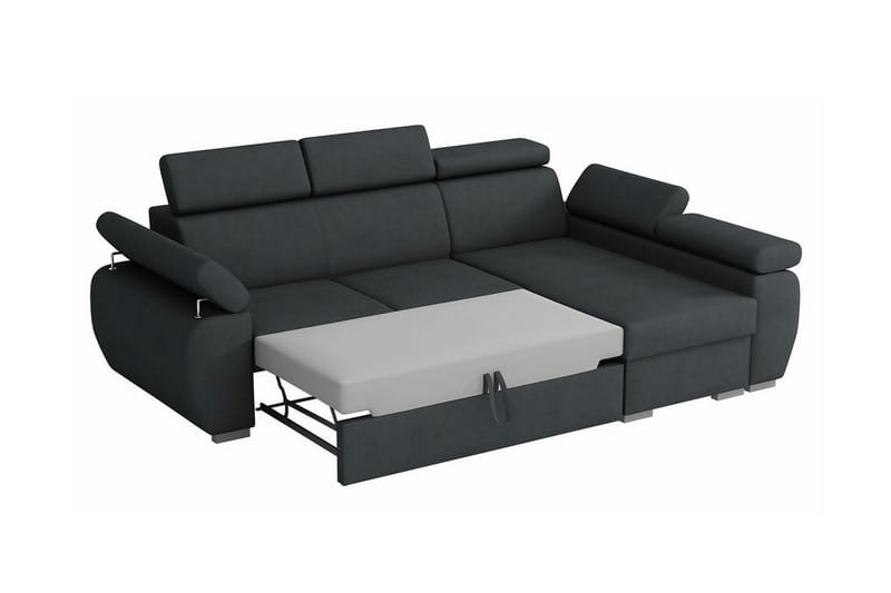 Denegal 3-seters Hjørnesovesofa - Mørkegrønn - Møbler - Sofaer - Sovesofaer