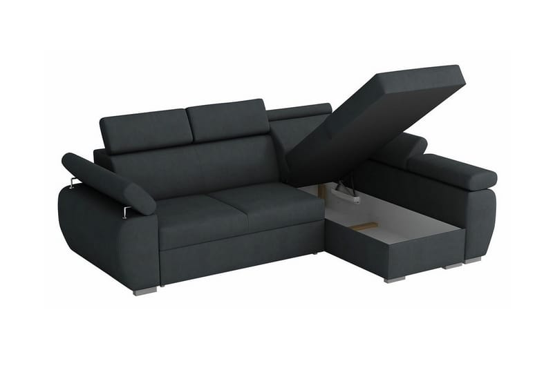 Denegal 3-seters Hjørnesovesofa - Mørkegrønn - Møbler - Sofaer - Sovesofaer