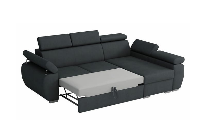 Denegal 3-seters Hjørnesovesofa - Mørkegrønn - Møbler - Sofaer - Sovesofaer