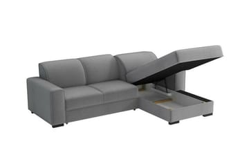 Denegal 3-seters Hjørnesovesofa - Mørkegrønn/Blå - Møbler - Sofaer - Sovesofaer