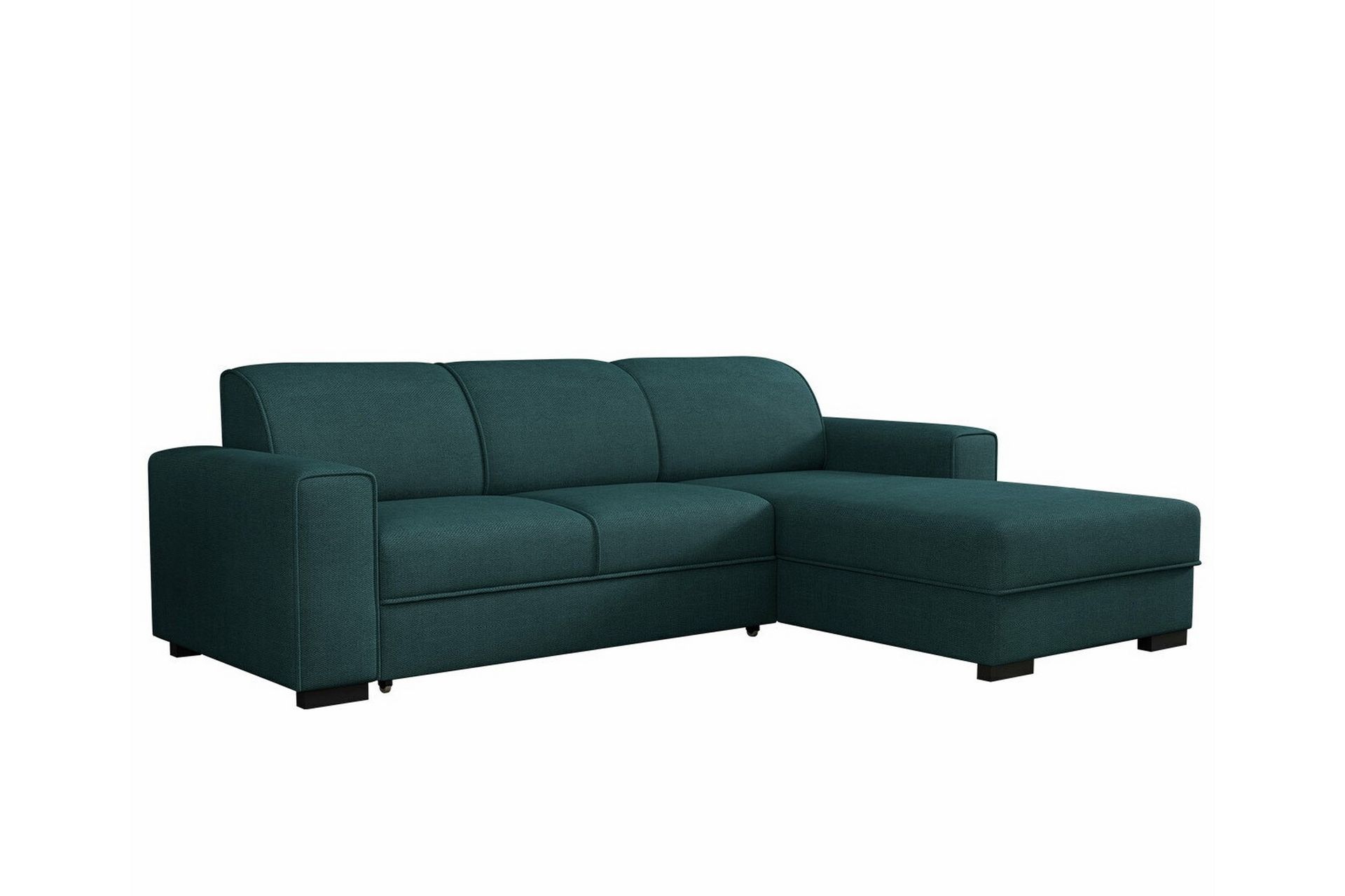 Denegal 3-seters Hjørnesovesofa - Mørkegrønn/Blå - Møbler - Sofaer - Sovesofaer