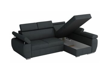 Denegal 3-seters Hjørnesovesofa - Mørkegul - Møbler - Sofaer - Sovesofaer