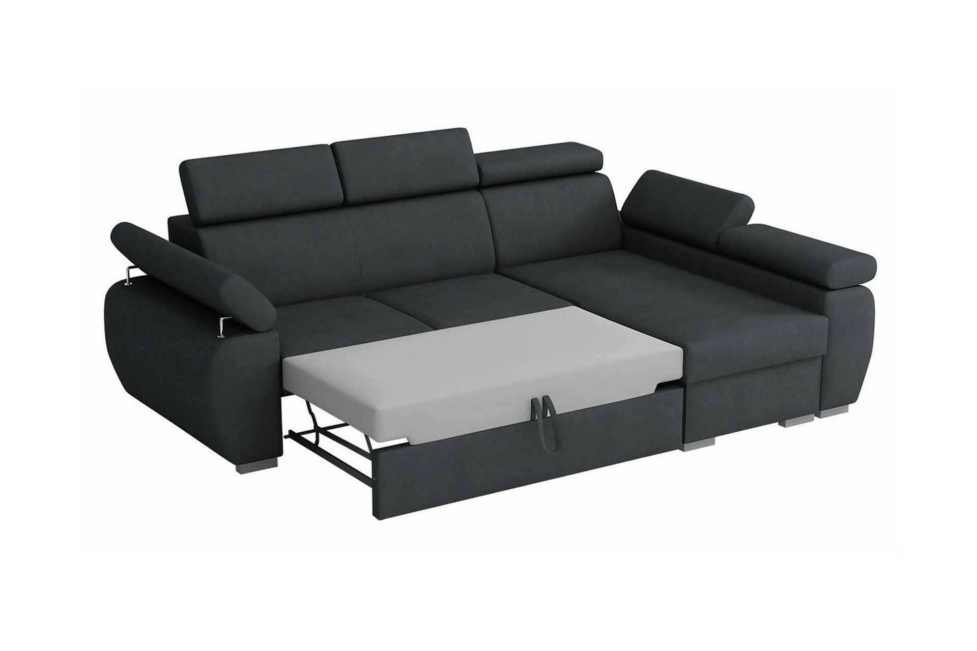 Denegal 3-seters Hjørnesovesofa - Mørkegul - Møbler - Sofaer - Sovesofaer