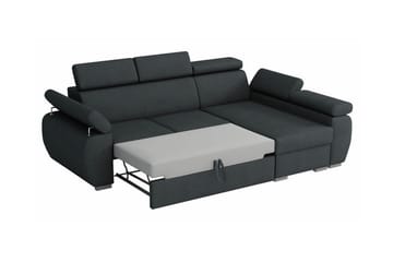 Denegal 3-seters Hjørnesovesofa - Mørkegul - Møbler - Sofaer - Sovesofaer