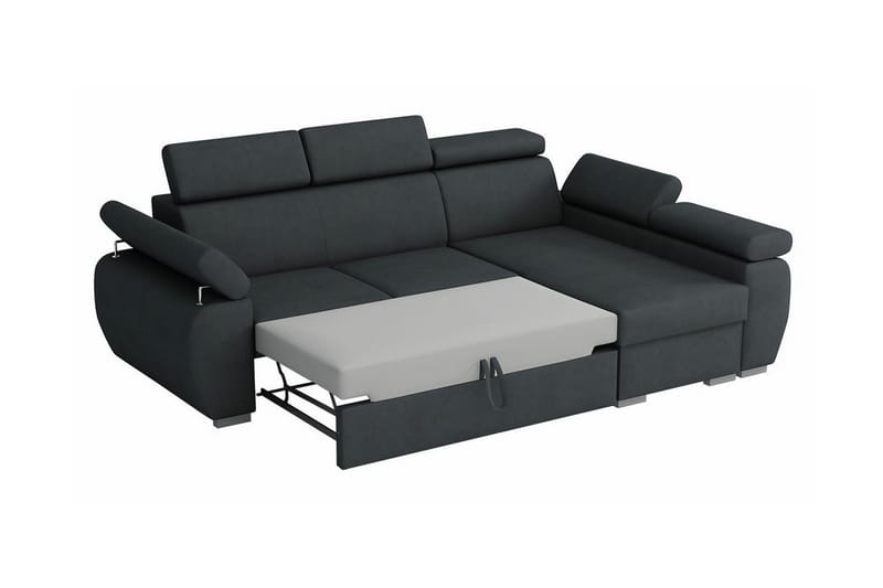 Denegal 3-seters Hjørnesovesofa - Mørkegul - Møbler - Sofaer - Sovesofaer
