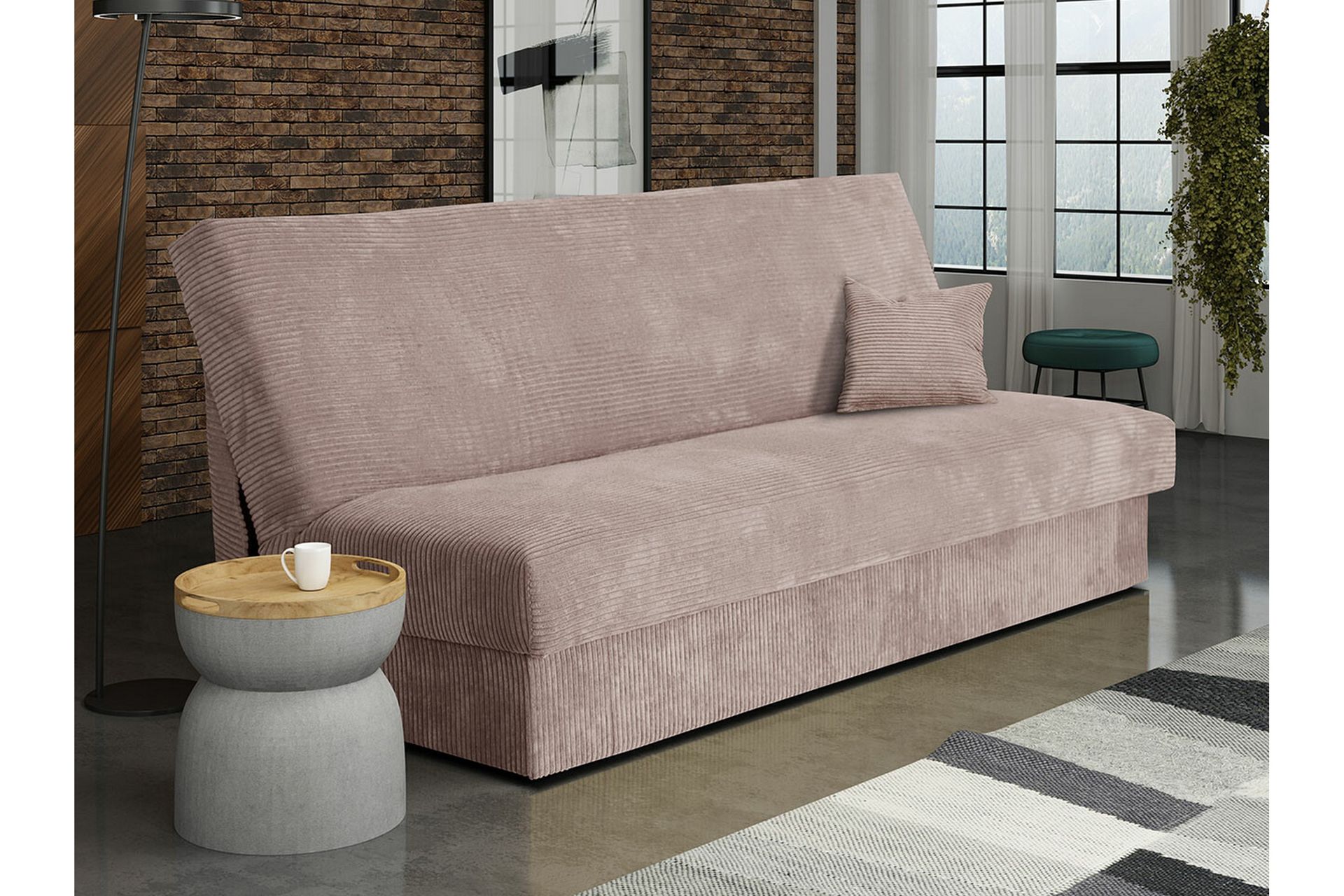 Denegal 3-seters Sovesofa - Beige - Møbler - Sofaer - Sovesofaer