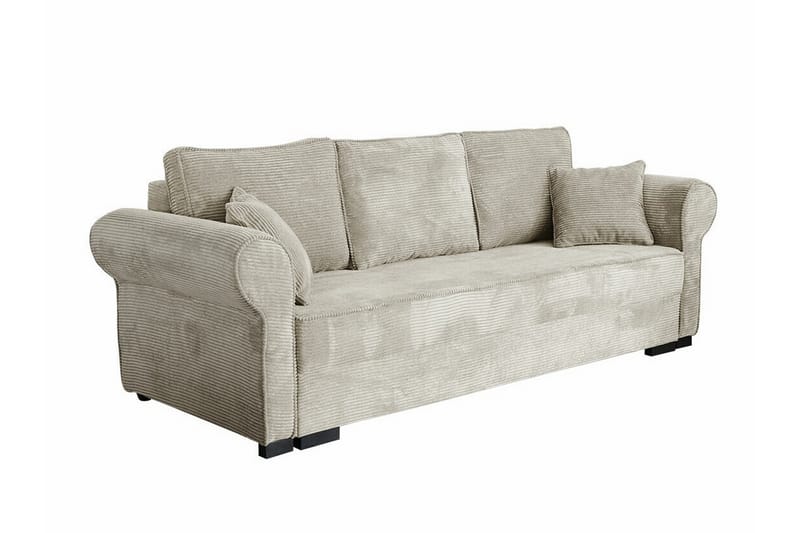 Denegal 3-seters Sovesofa - Beige - Sovesofaer - 3 seters sovesofa