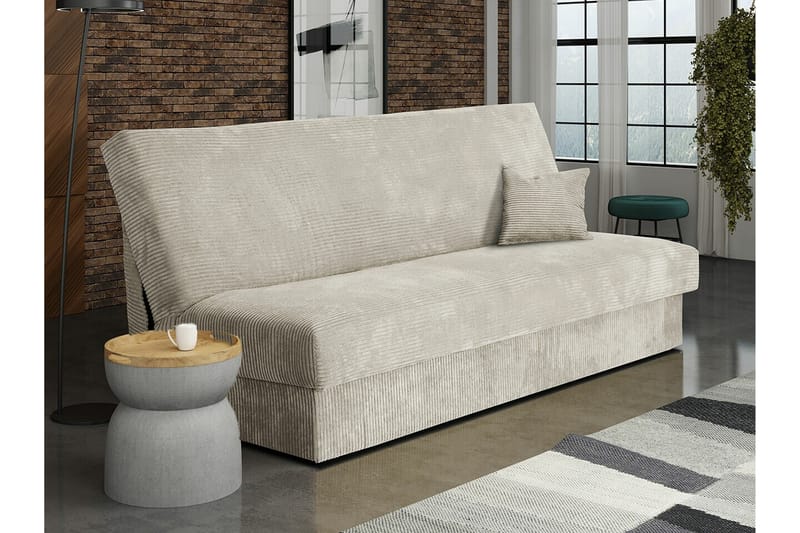 Denegal 3-seters Sovesofa - Beige/Lys Beige - Møbler - Sofaer - Sovesofaer