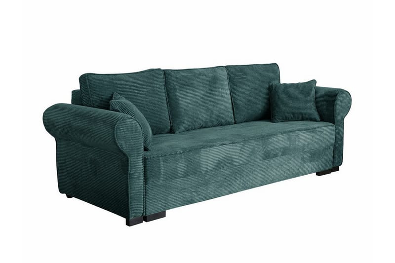 Denegal 3-seters Sovesofa - Grøn - Sovesofaer - 3 seters sovesofa