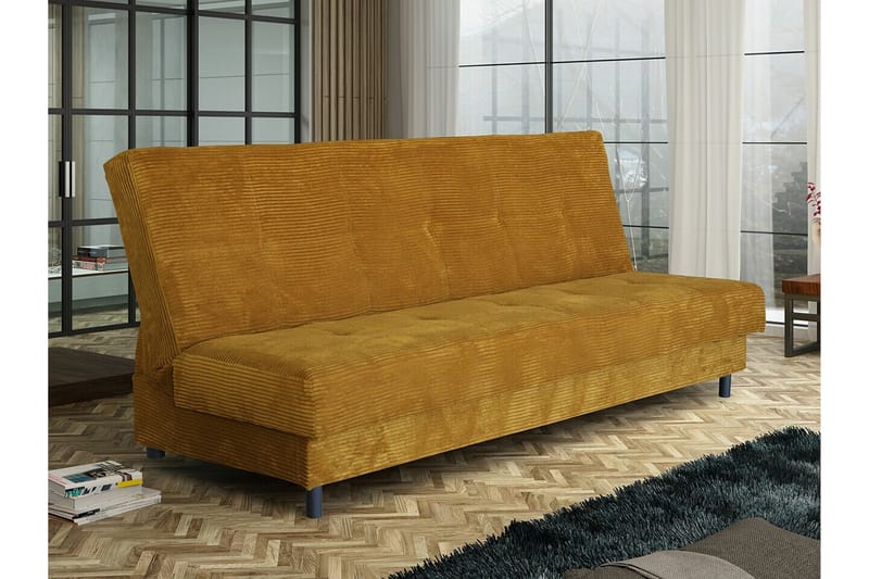 Denegal 3-seters Sovesofa - Gul - Møbler - Sofaer - Sovesofaer