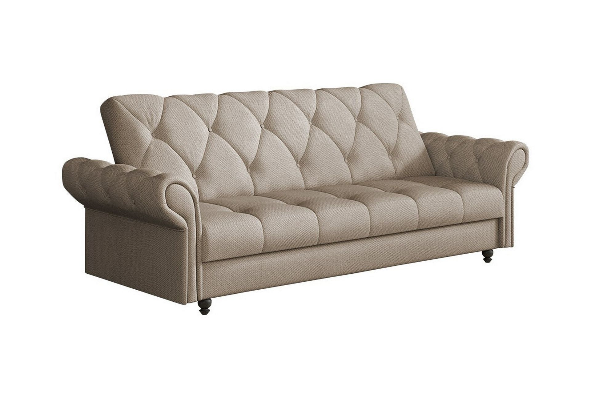 Denegal 3-seters Sovesofa - Lyse brun - Møbler - Sofaer - Sovesofaer