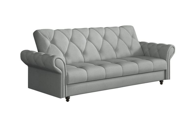 Denegal 3-seters Sovesofa, Lysegrå