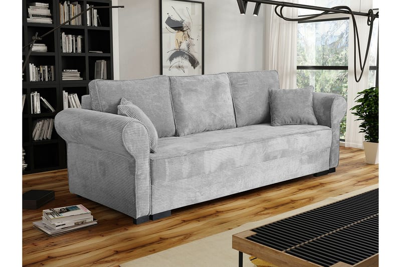 Denegal 3-seters Sovesofa - Lysegrå/Mørkegrå - Møbler - Sofaer - Sovesofaer
