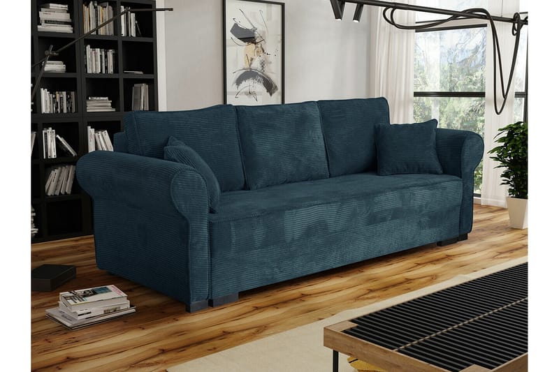 Denegal 3-seters Sovesofa - Mørkeblå - Møbler - Sofaer - Sovesofaer