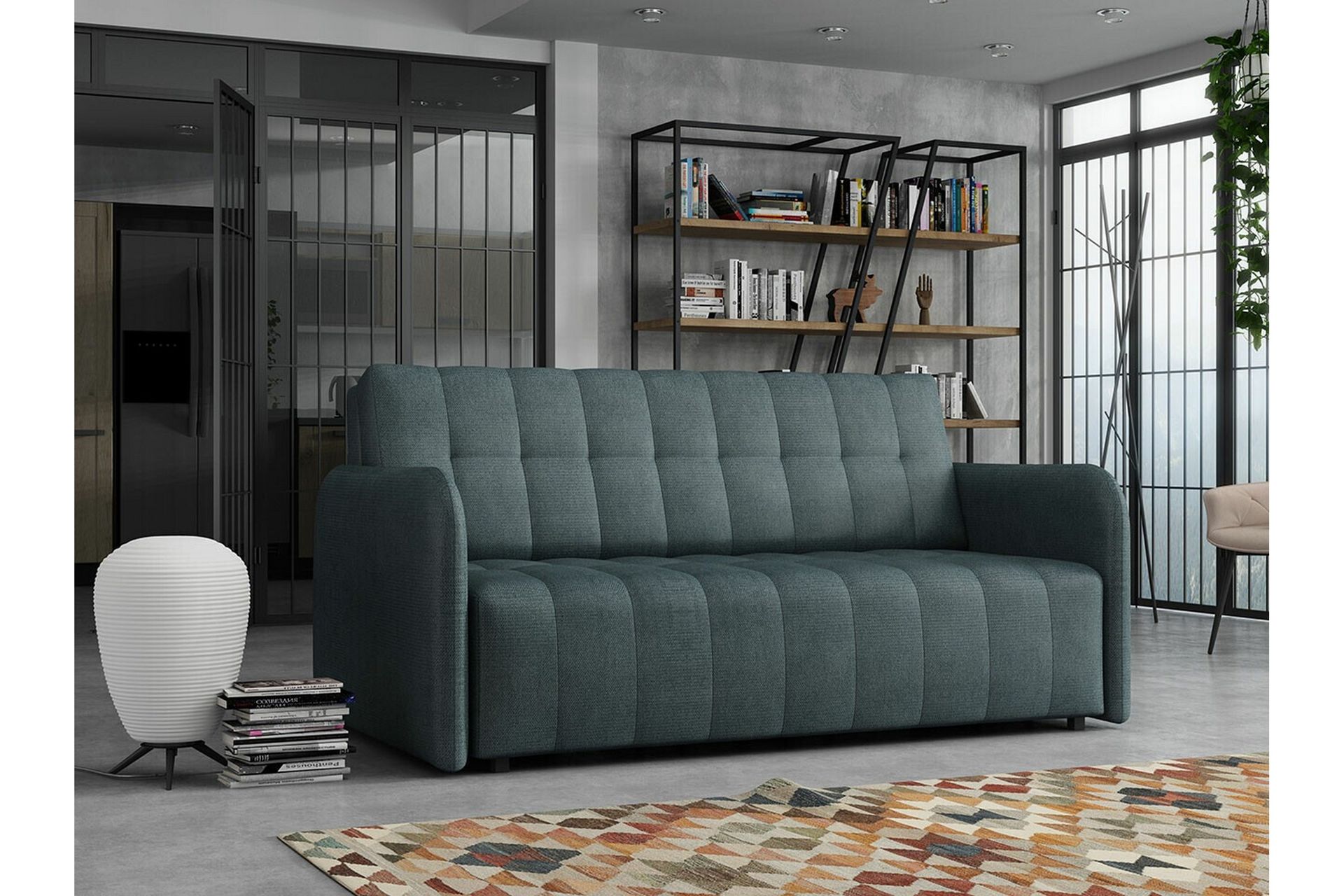 Denegal 3-seters Sovesofa - Mørkegrå - Møbler - Sofaer - Sovesofaer