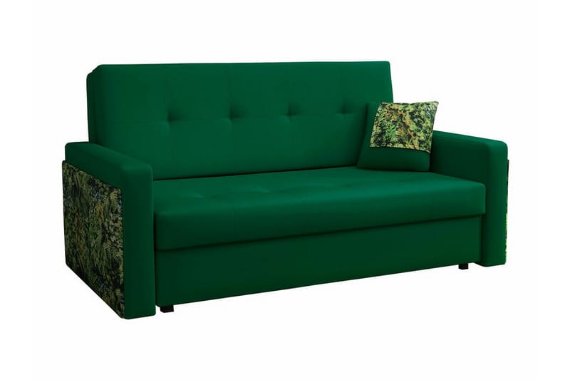 Denegal 3-seters Sovesofa - Mørkegrønn - Møbler - Sofaer - Sovesofaer