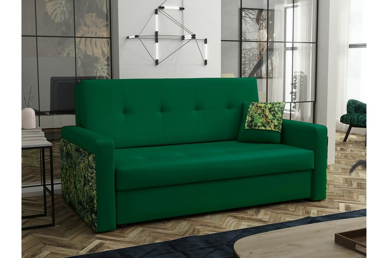 Denegal 3-seters Sovesofa - Mørkegrønn - Møbler - Sofaer - Sovesofaer