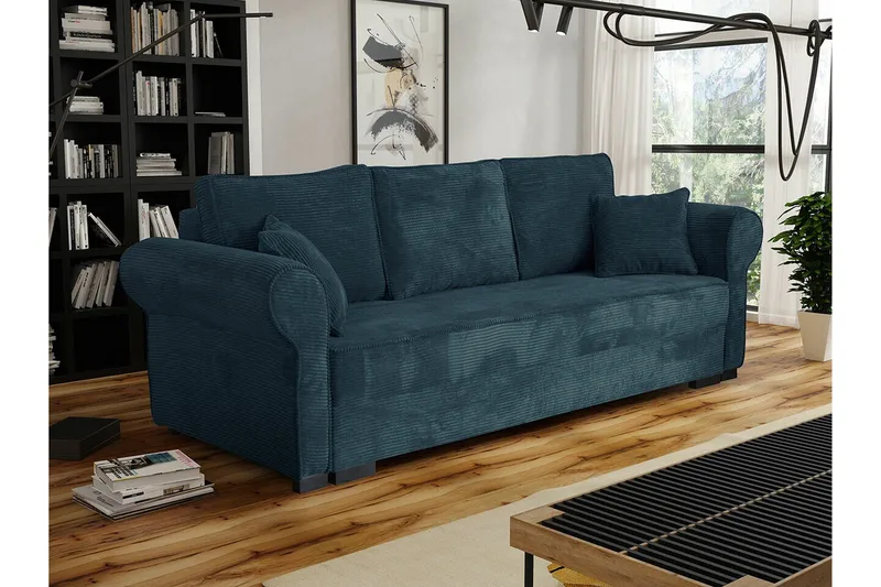 Denegal 3-sits Bäddsoffa Dark blue - Møbler - Sofaer - Sovesofaer