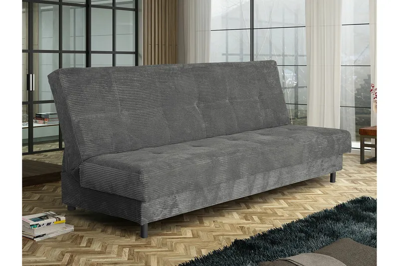 Denegal 3-sits Bäddsoffa Dark grey - Møbler - Sofaer - Sovesofaer