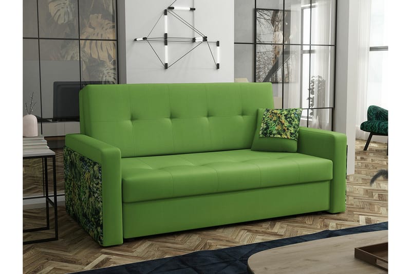 Denegal 3-sits Bäddsoffa Green - Møbler - Sofaer - Sovesofaer