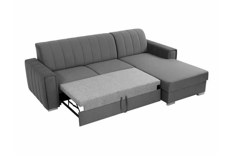 Denegal 3-sits Hörnbäddsoffa beige - Møbler - Sofaer - Sovesofaer