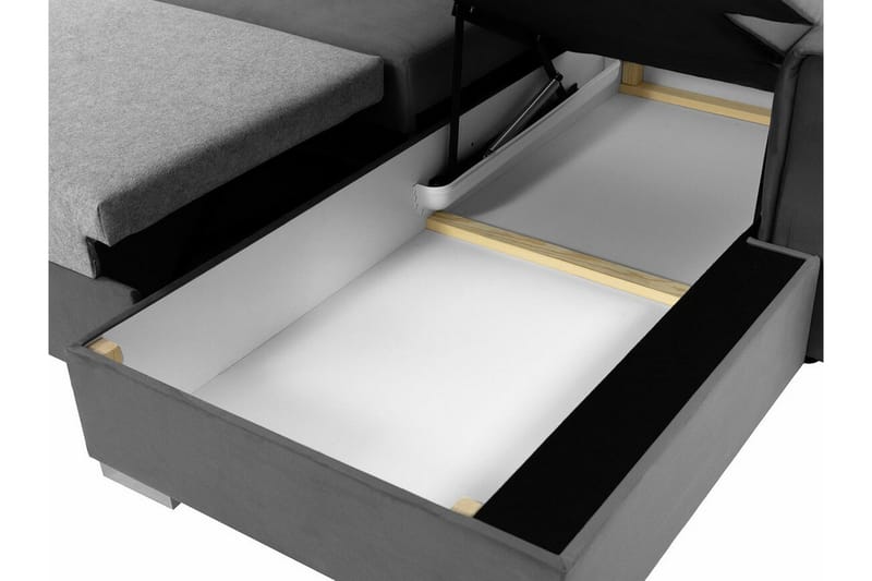 Denegal 3-sits Hörnbäddsoffa Dark green - Møbler - Sofaer - Sovesofaer