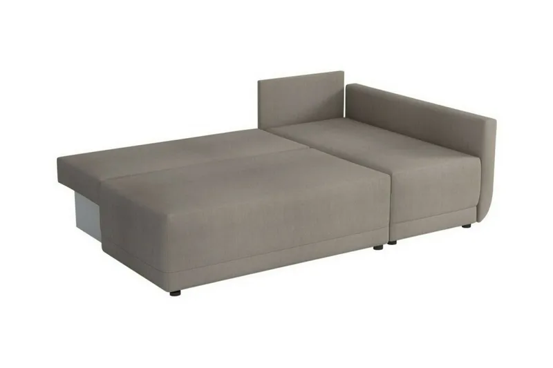 Denegal 3-sits Hörnbäddsoffa Light pink - Møbler - Sofaer - Sovesofaer