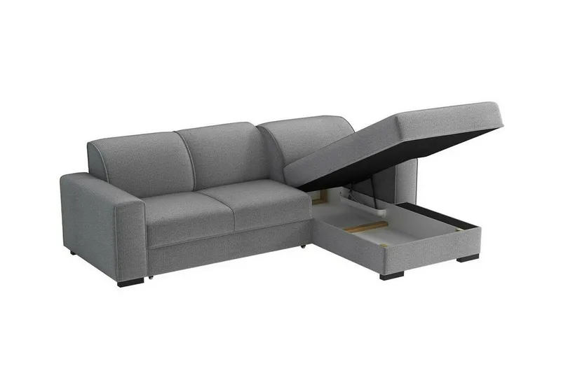 Denegal 3-sits Hörnbäddsoffa NO_BRAND Dark Green/Blue - Møbler - Sofaer - Sovesofaer