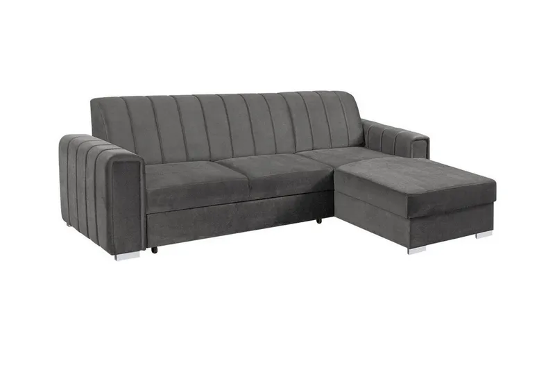 Denegal 3-sits Hörnbäddsoffa NO_BRAND Dark grey, undefined