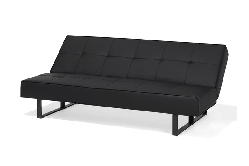 Derby Sovesofa 189 cm - Svart - Sovesofaer - 3 seters sovesofa