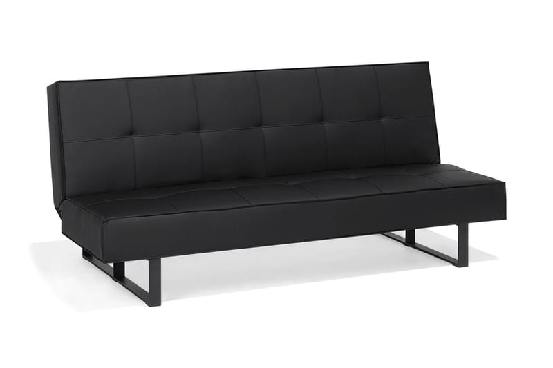 Derby Sovesofa 189 cm - Svart - Sovesofaer - 3 seters sovesofa