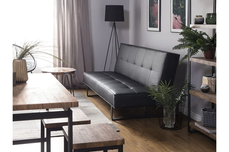 Derby Sovesofa 189 cm - Svart - Sovesofaer - 3 seters sovesofa