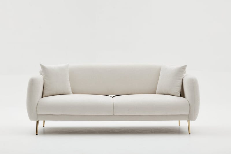 Devika Sovesofa 3-seter - Lys beige - Møbler - Sofaer - Sovesofaer