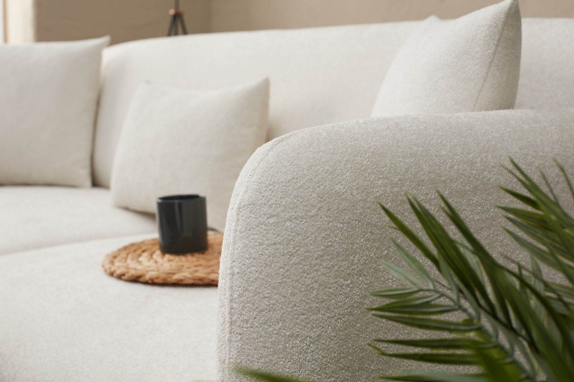 Devika Sovesofa 3-seter - Lys beige - Møbler - Sofaer - Sovesofaer
