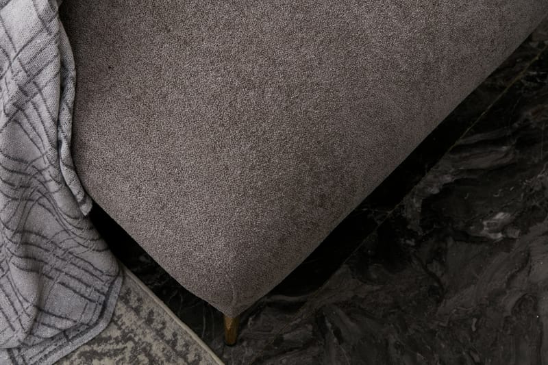 Devika Sovesofa med Sjeselong 4-seter - Grå - Møbler - Sofaer - Sovesofaer
