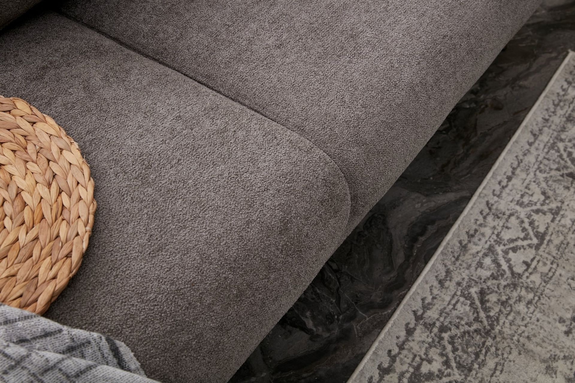 Devika Sovesofa med Sjeselong 4-seter - Grå - Møbler - Sofaer - Sovesofaer
