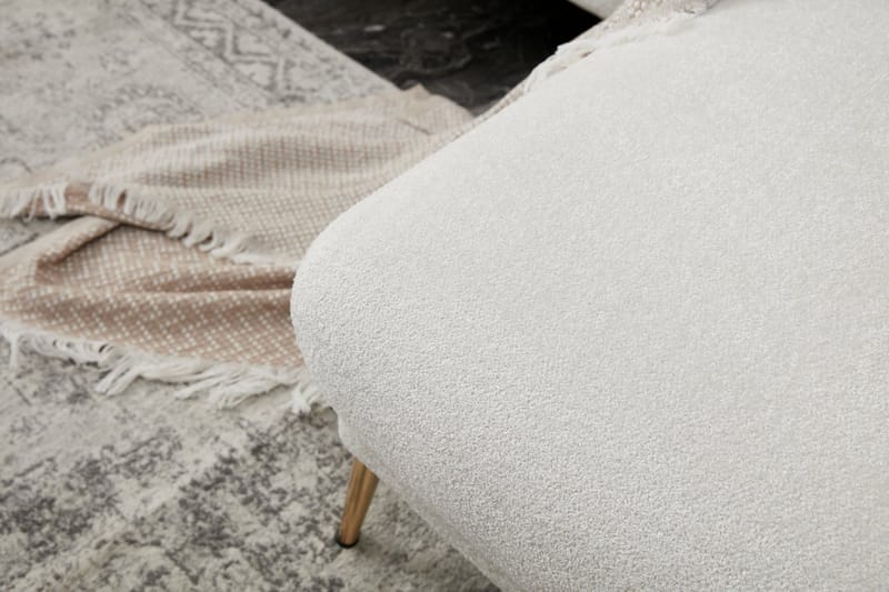 Devika Sovesofa med Sjeselong 4-seter - Lys beige - Møbler - Sofaer - Sovesofaer