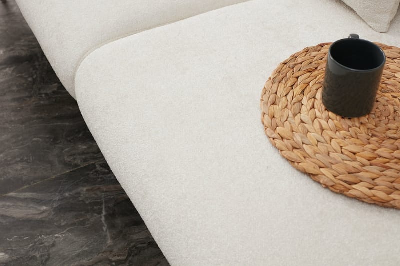 Devika Sovesofa med Sjeselong 4-seter - Lys beige - Møbler - Sofaer - Sovesofaer