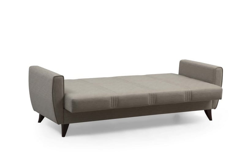 Dewan 3-seter Sovesofa 96x183 cm med Oppbevaring i Lin - Beige - Møbler - Sofaer - Sovesofaer