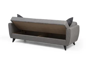 Dewan Sovesofa 3-seter - Lys grå - Møbler - Sofaer - Sovesofaer