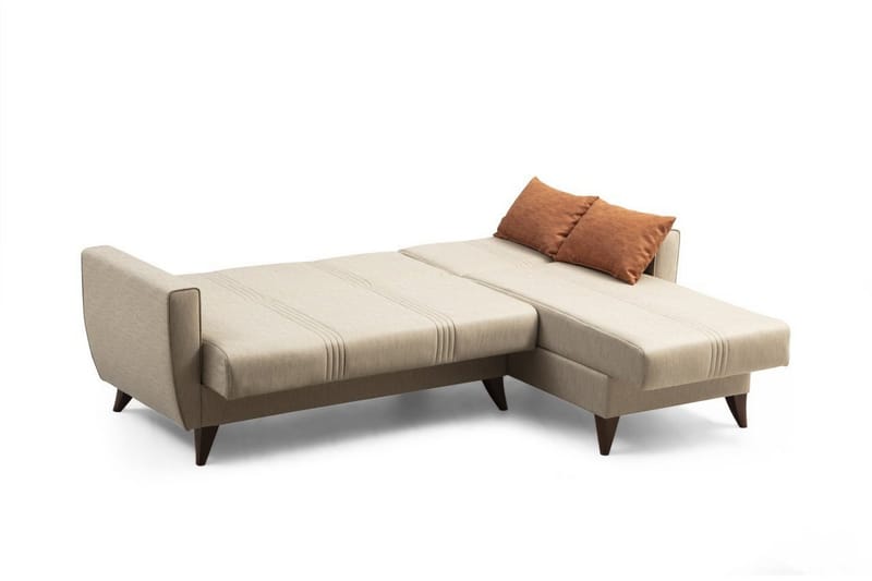 Dewan Sovesofa med Divan 3-seter - Beige - Møbler - Sofaer - Sovesofaer