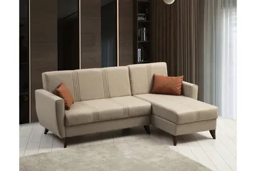 Dewan Sovesofa med Divan 3-seter - Beige - Møbler - Sofaer - Sovesofaer