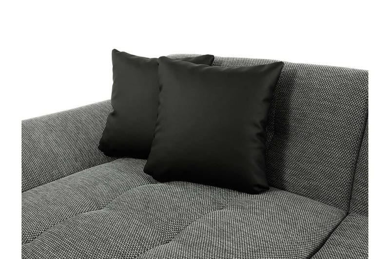 Dewitt 4-seter Universell Hjørnesofa med Divan og Sjeselong i Fløyel - Grå - Møbler - Sofaer - Sovesofaer