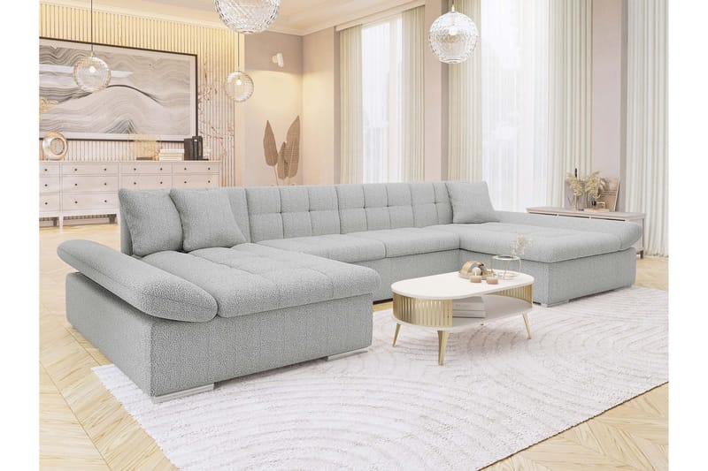 Dewitt Sovesofa Dubbeldivan 5-sits - Grå - Møbler - Sofaer - Sovesofaer
