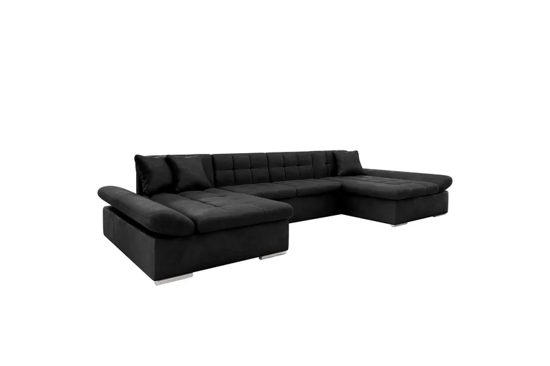 Dewitt Sovesofa Dubbeldivan 5-sits - Svart - Møbler - Sofaer - Sovesofaer