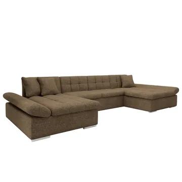 Dewitt Sovesofa med dobbel sjeselong 5-seter - Brun - Møbler - Sofaer - Sovesofaer