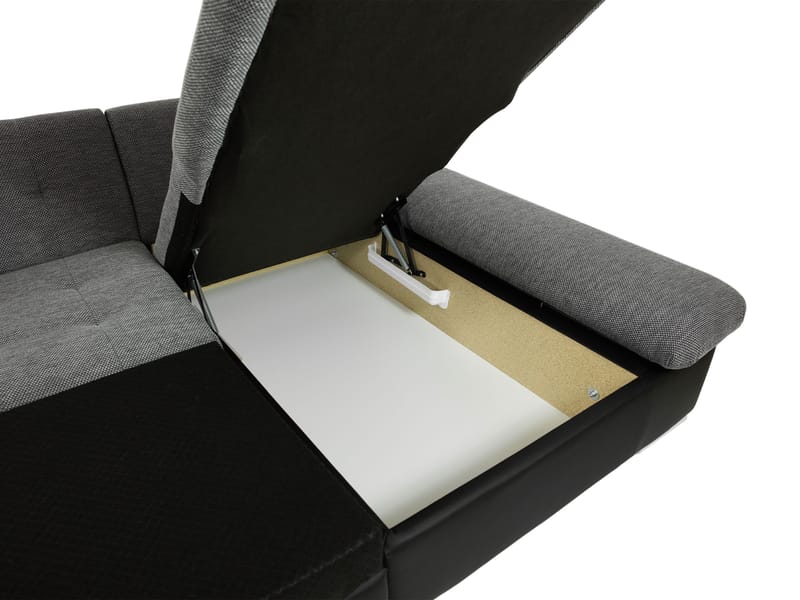 Dewitt Sovesofa med dobbel sjeselong 5-seter - Brun - Møbler - Sofaer - Sovesofaer