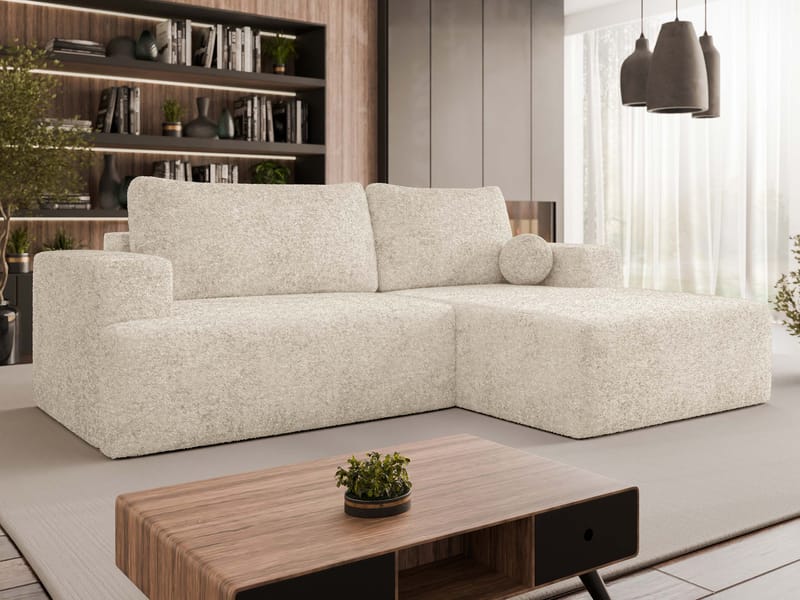 Deylor 3-seters sovesofa med divan - Møbler - Sofaer - Sovesofaer